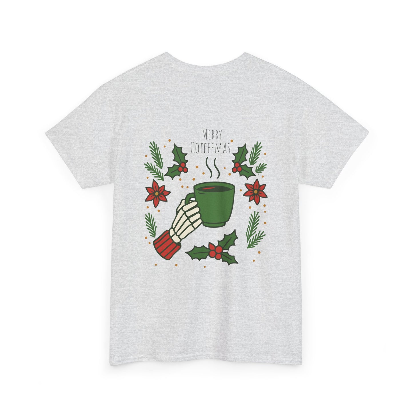 Merry Coffeemas T-Shirt — Skull Santa Coffee Holiday Tee