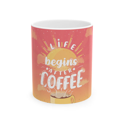 Colorful Motivational Coffee Mug – Inspirational Quote Mug for Coffee Lovers, Self-Care & Gift Giving