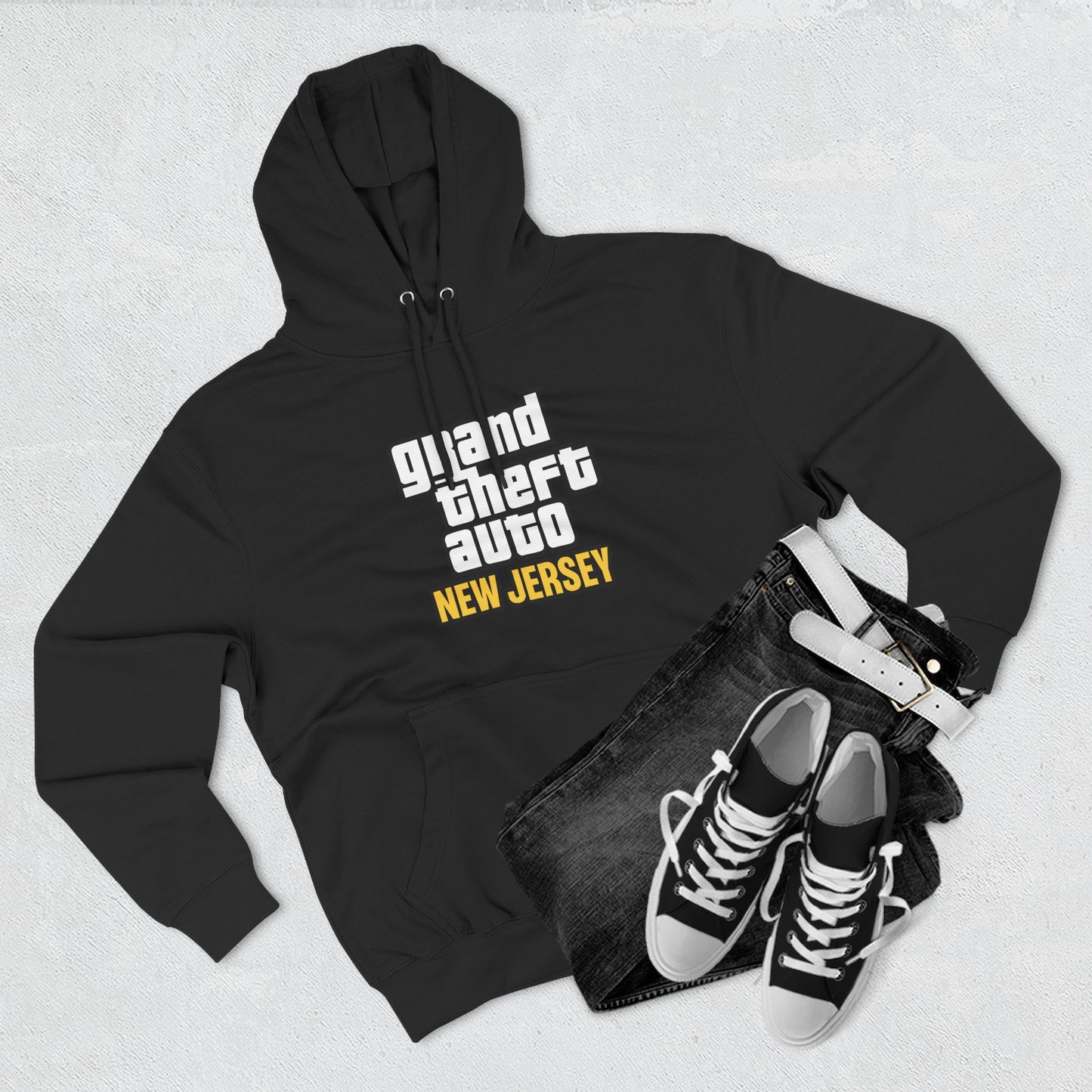 Grand Theft Auto NJ Hoodie — Gamer Streetwear